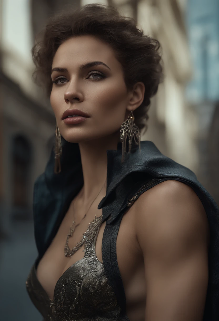 Fotografia RAW, ultra detalhado, macho, cybernetic neck, (Ciborgues: 1.5), background is a city block in ruins, detalhes vibrantes, cyberpunk de luxo, hyper-realistic, Anatomical, elegante, 8k, best quality, master part, extremamente detalhado, (Realistic, photo-realistic: 1.37), retrato.