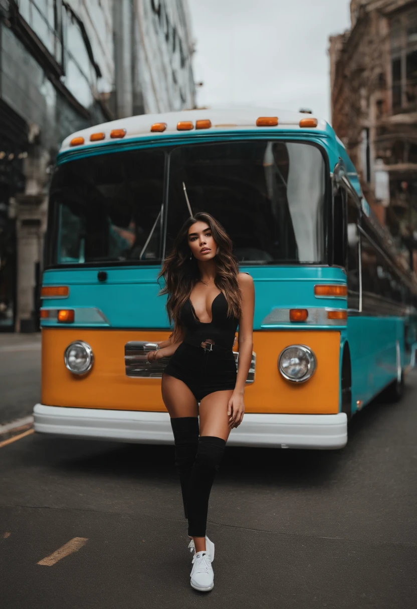 large bus and fit body madison beer