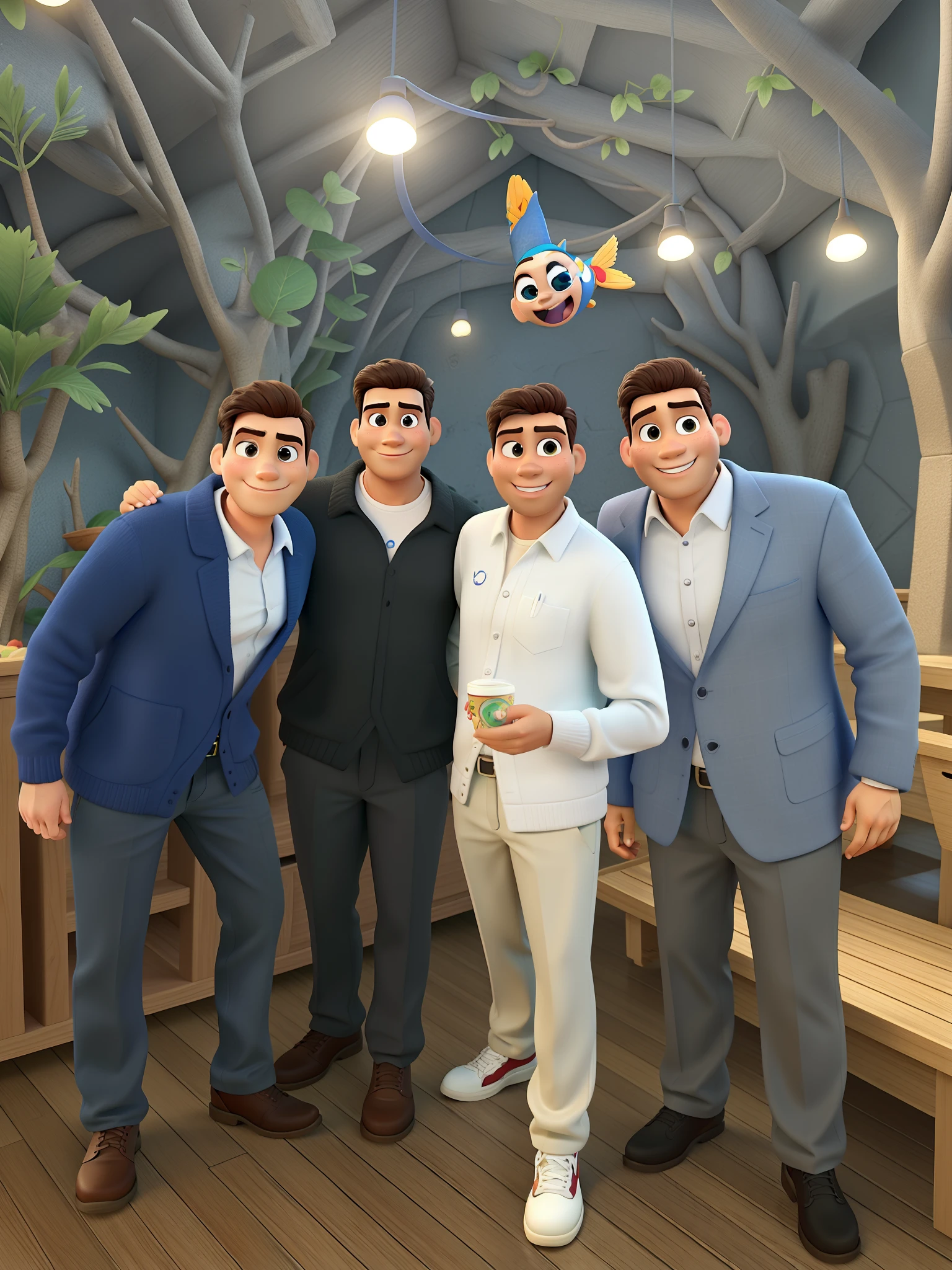 Estilo disney pixar melhor qualidade alta qualidade.