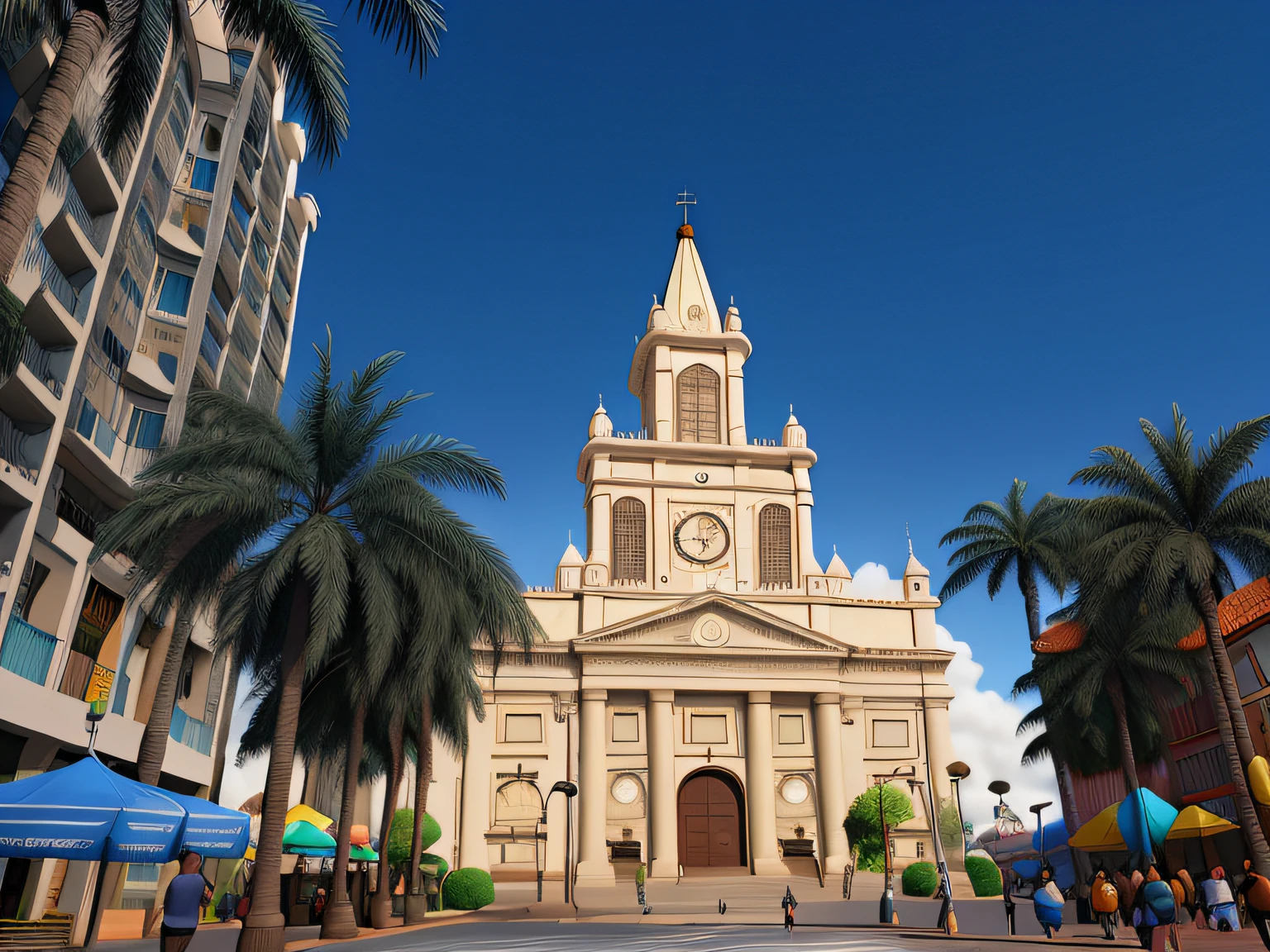 Estilo Pixar, obra prima, cidade
