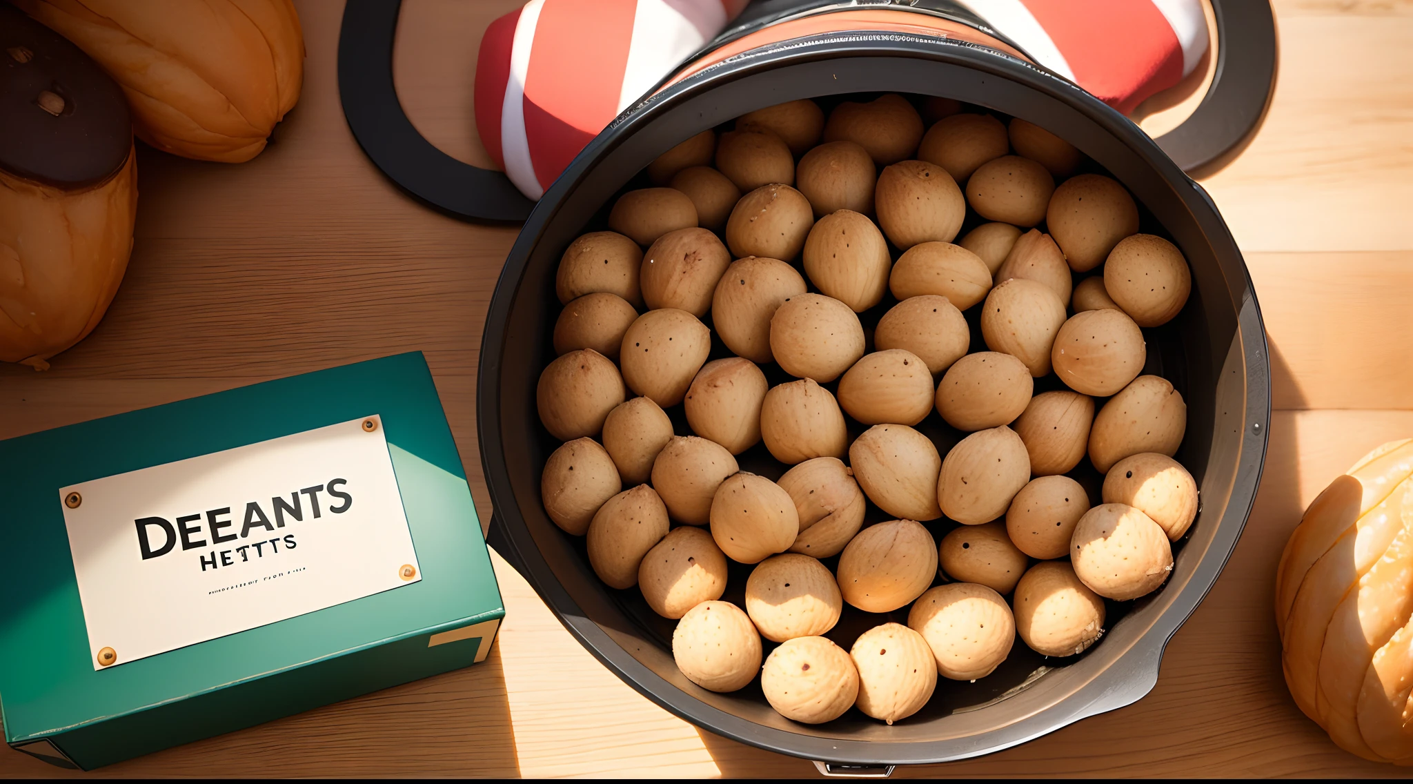 Hide the words deez nuts in a photo