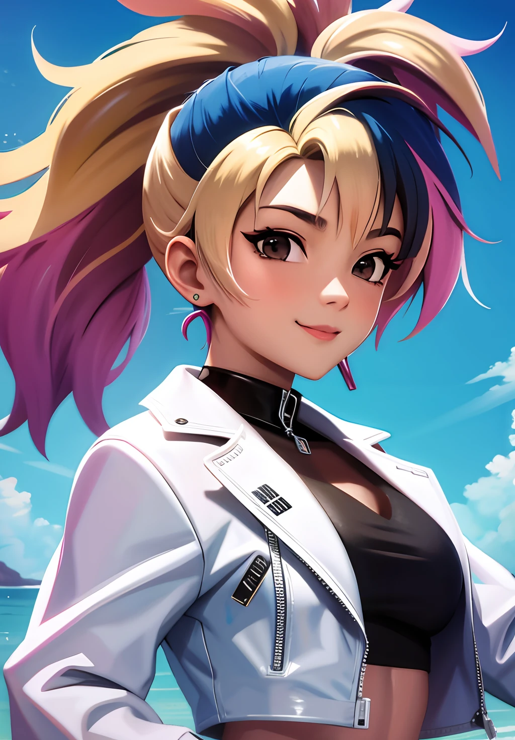 KDA_Akali, Sorriso, retrato