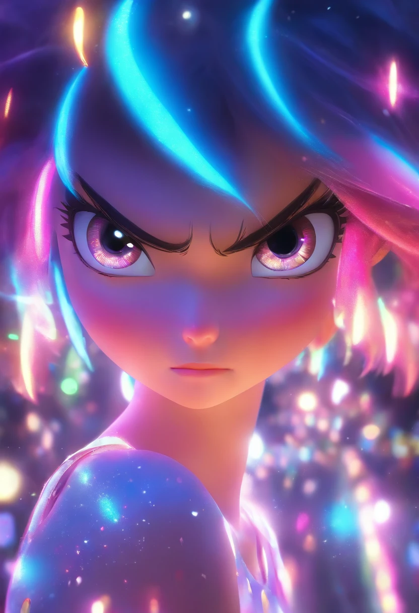 （Estilo Pixar),Modelo de quarto pequeno aconchegante, Modelos de personagens em miniatura, fonte de luz da direita para a esquerda, Rum Blanc Lighting, fonte de luz da direita para a esquerda, (ISO distance vision), (de cima para baixo), Realistic proportions, Post-processing, ((perspectiva ortogonal)), Super Detalhe, Realistic, super realistic, photoreal render, Cor irridescent, Glitters