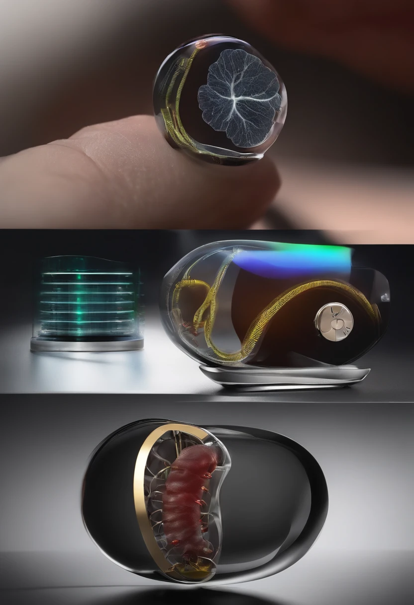 An implant that can detect diseases instantly similar in shape to a pacemaker