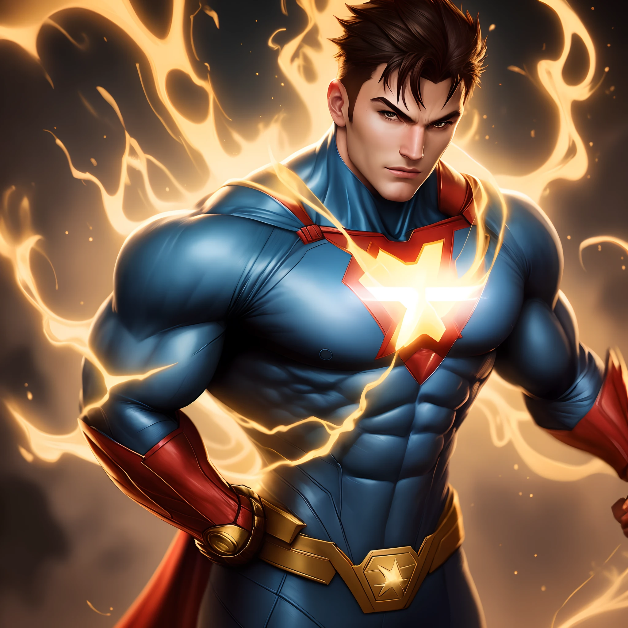 A superhero based of the element gold