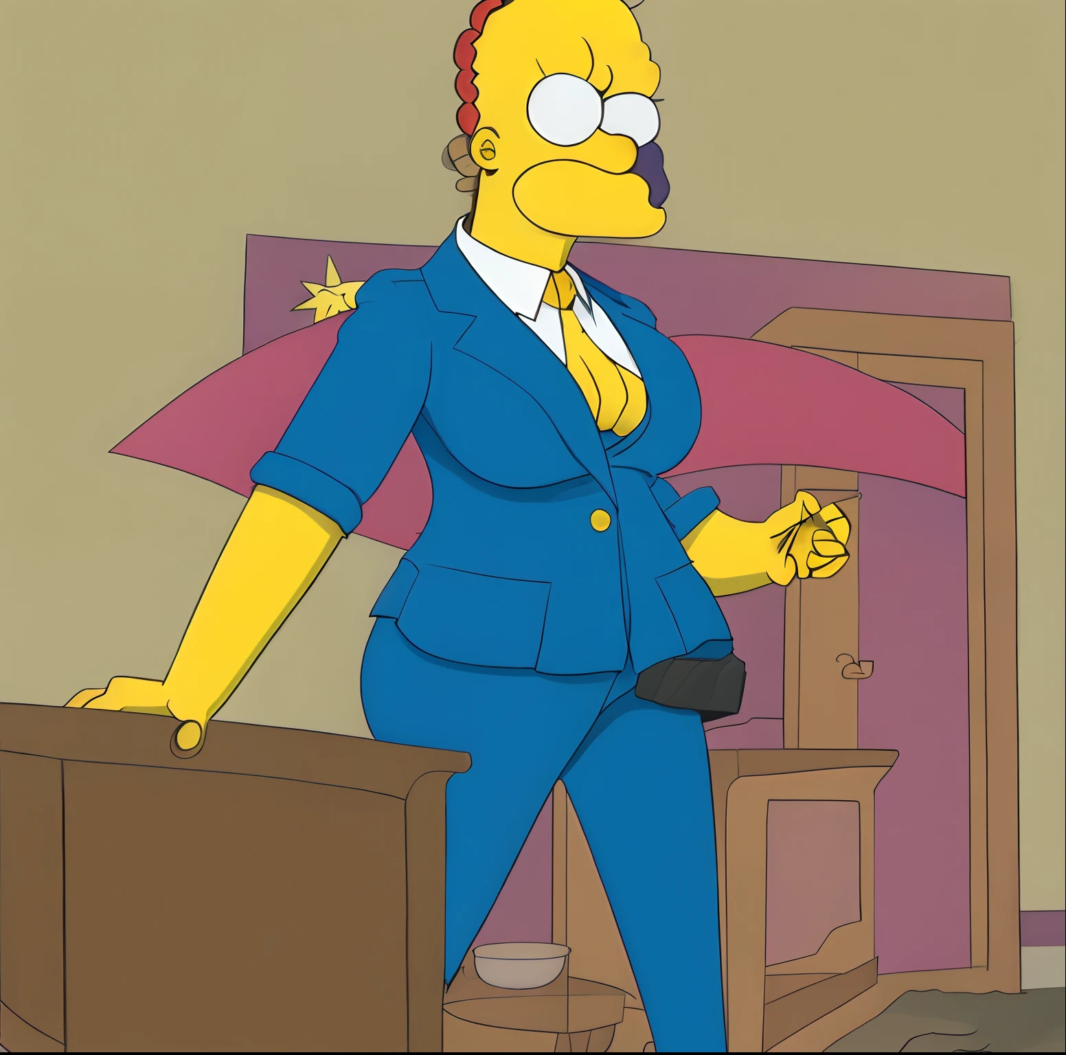 A female simpsons villian