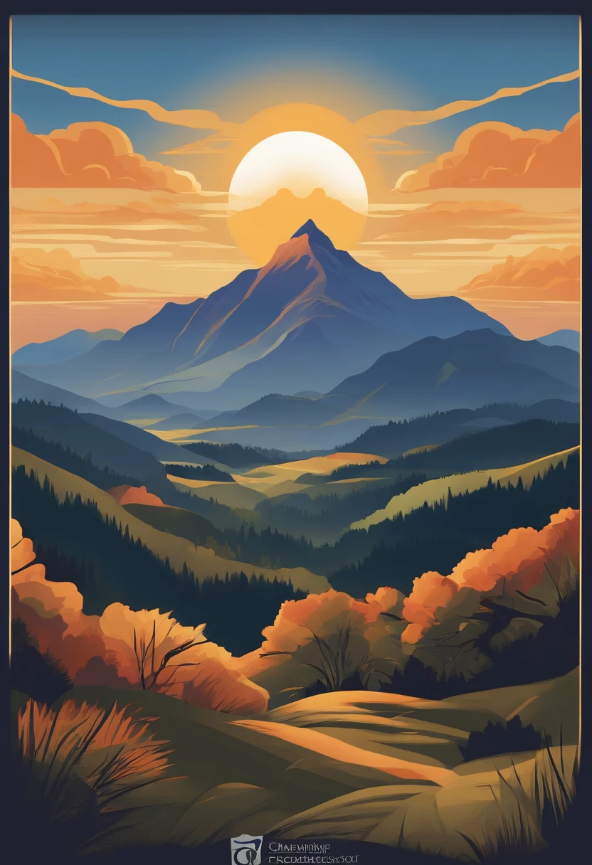Illustration capturing the moment the sun rises at the top of the mountain」:
grounds: Mountains symbolize elation and goal achievement、The moment the sun rises brings new energy and hope。By meditating on the top of a mountain or watching the sun rise、Positive perspective and energy are enhanced。
