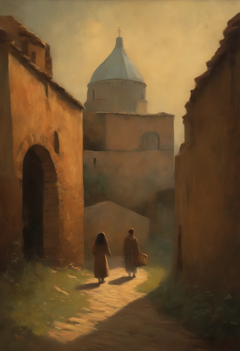 [gorgerouses little russian girl pin-up:16]:landscape [:bg] Shadow of the Enemy ((Shaun-Tan style)), wlop, ((impasto-painting canvas)), intricate, extremely attractive, down key, ((single shot)), ((best quality)), ((masterpiece)), ((realistic)), (ideal), 8k