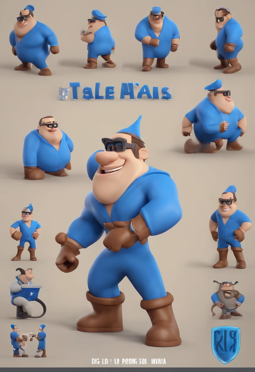 personagem dos desenhos animados de um homem 27 anos enfermeiro e uma camisa azul, animation character, Caractere estilizado, animation style rendering, 3D estilizado, Arnold Maya render, 3 d render stylized, toon render keyshot, Personagem 3D, Personagem 3D, 3d rendering stylized, 3 d character render, personagem de desenho animado, Personagem de close up, Pose de personagem, (Estilo Pixar) (master part:1.2) (Bokeh) (best quality) (pele detalhada) (textura detalhada) (8k) (argila) (Cinematic lighting) (foco nítido