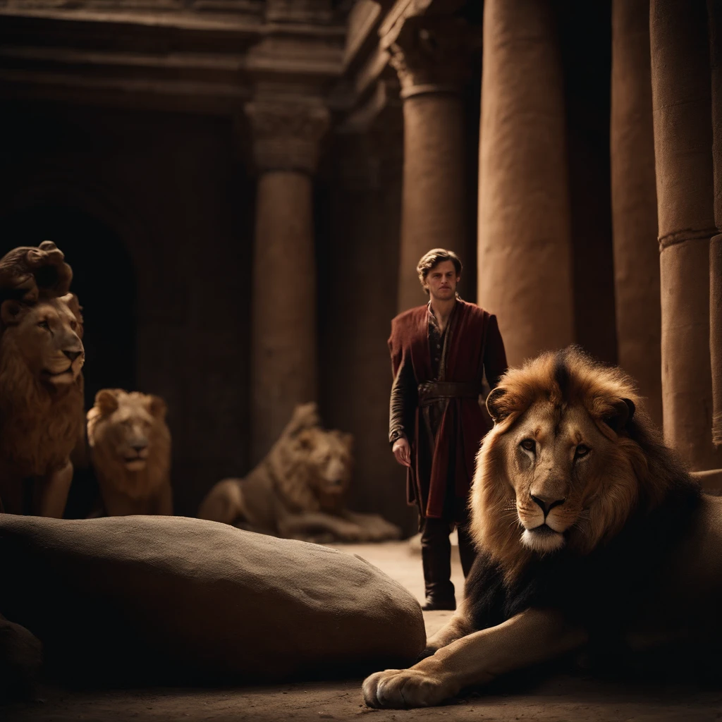 Daniel in the lion's den, cinematografic