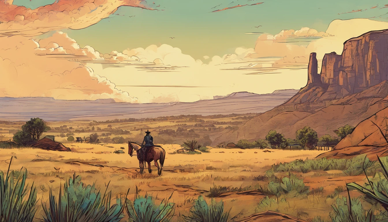 《red dead redemption 2》Foto de corpo inteiro do Tenente-Sargento Curtis Malloy, retrato detalhado, vintage illustration, alta resolução, cores realistas, desenho intrincado, Textura de papel envelhecida, cores vibrantes, dramatic lighting, tiro de corpo inteiro, Boné de Nevada, Just mustache, Todo o corpo, from feet to top;. Antecedentes de cidades no leste dos Estados Unidos em 1899, There are grasses and trees,em uma pequena cidade