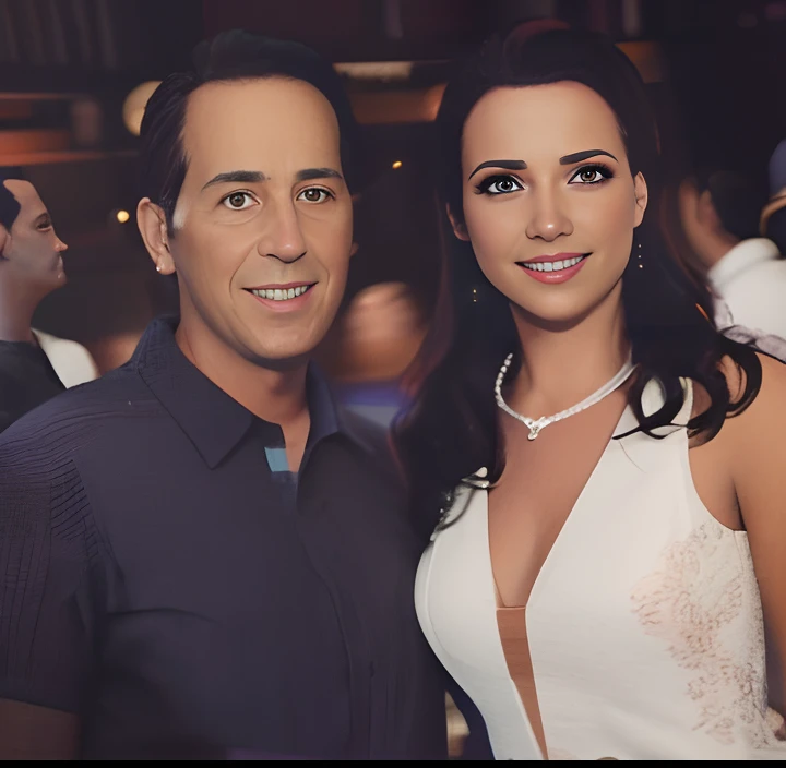 there is a man and woman posing for a picture together, pixar retrato 8 k foto, animation movie still, filme fotorrealista ainda, medium shot of two characters, animado ainda, animated film, 3 d animated movie, Arnold Maya render, bottom angle, filme ainda 8K, pixar renderman render, foto de retrato detalhada, 8k portrait render, Modelo 3D Pixar Render