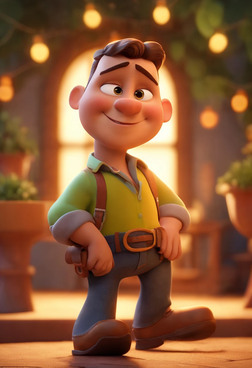 Personagens de desenho animado de um homem e uma mulher no estilo Disney Pixar, Adorable and happy couple, animation style rendering, 3D estilizado, Arnold Maya render, 3 d render stylized, toon render keyshot, Personagem 3D, Personagem 3D, 3d rendering stylized, 3 d character render, personagem de desenho animado, Personagem de close up, Pose de personagem, (Estilo Pixar) (master part:1.2) (Bokeh) (melhor qualidade) (pele detalhada) (textura detalhada) (8k) (argila) (Cinematic lighting)
