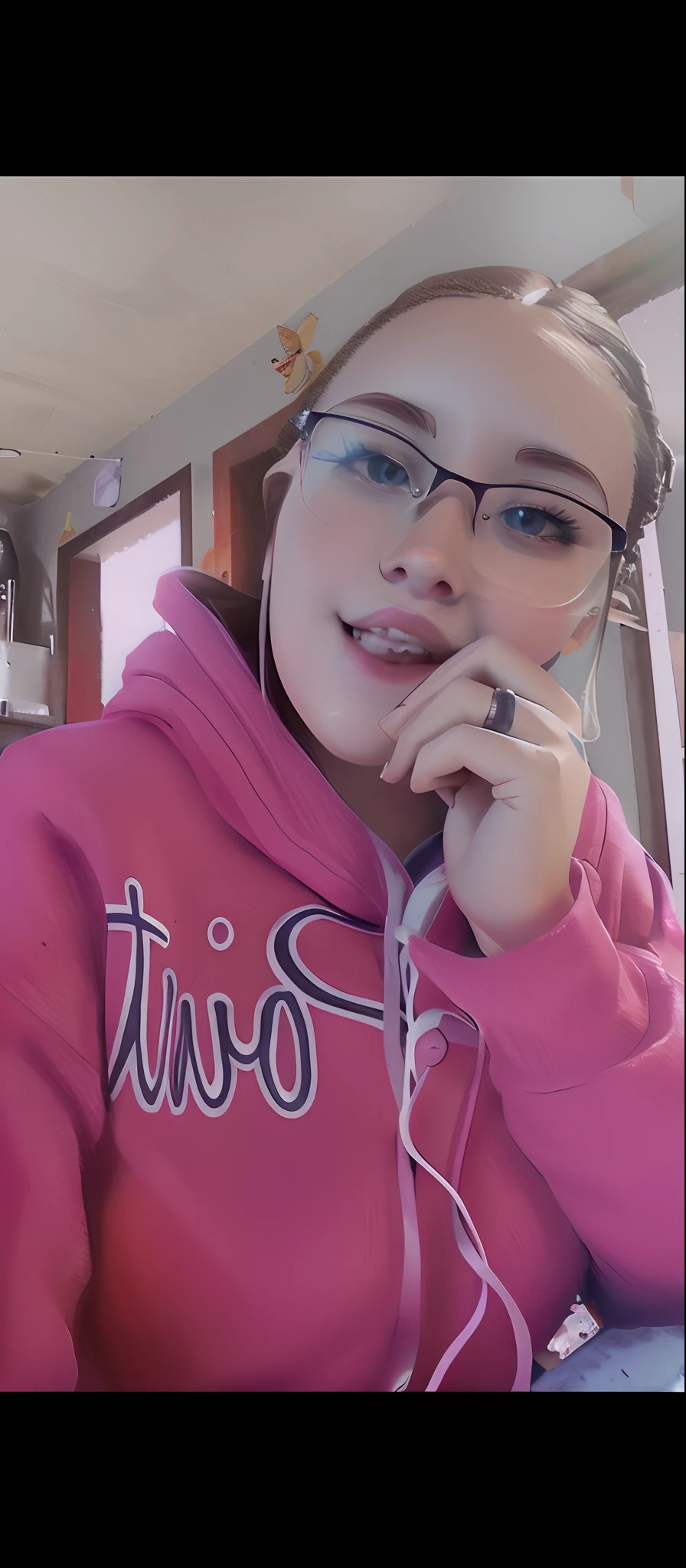 Hay una chica de dibujos animados con el pelo largo que lleva una corbata, Personaje de primer plano, Colegiala hiperrealista, Una colegiala hiperrealista, Colegiala realista, Estilo realista de anime 3D, Primer plano del personaje, Estilo de arte fotorrealista, Render de una linda chica de anime 3D, Primer plano del retrato del personaje, Primer plano del personaje, Pokimane, realistic artistic style
