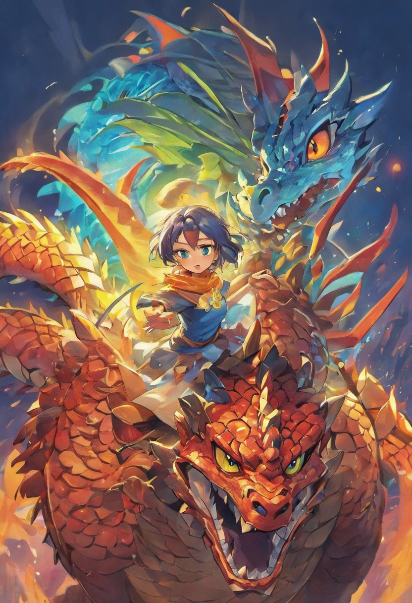 retrato da mulher, on top of a Dragon ::style cartoon, (((Front view))), Estilo Disney Pixar, Filme 3D, altamente detalhado, vivid colors (((corpo inteiro))) ::n_style realista, anime