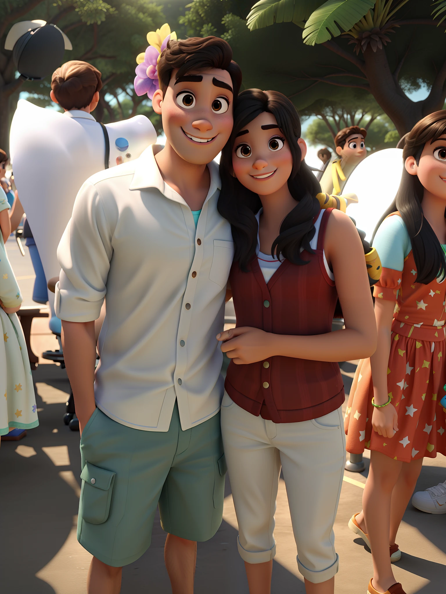 Foto estilo Disney Pixar