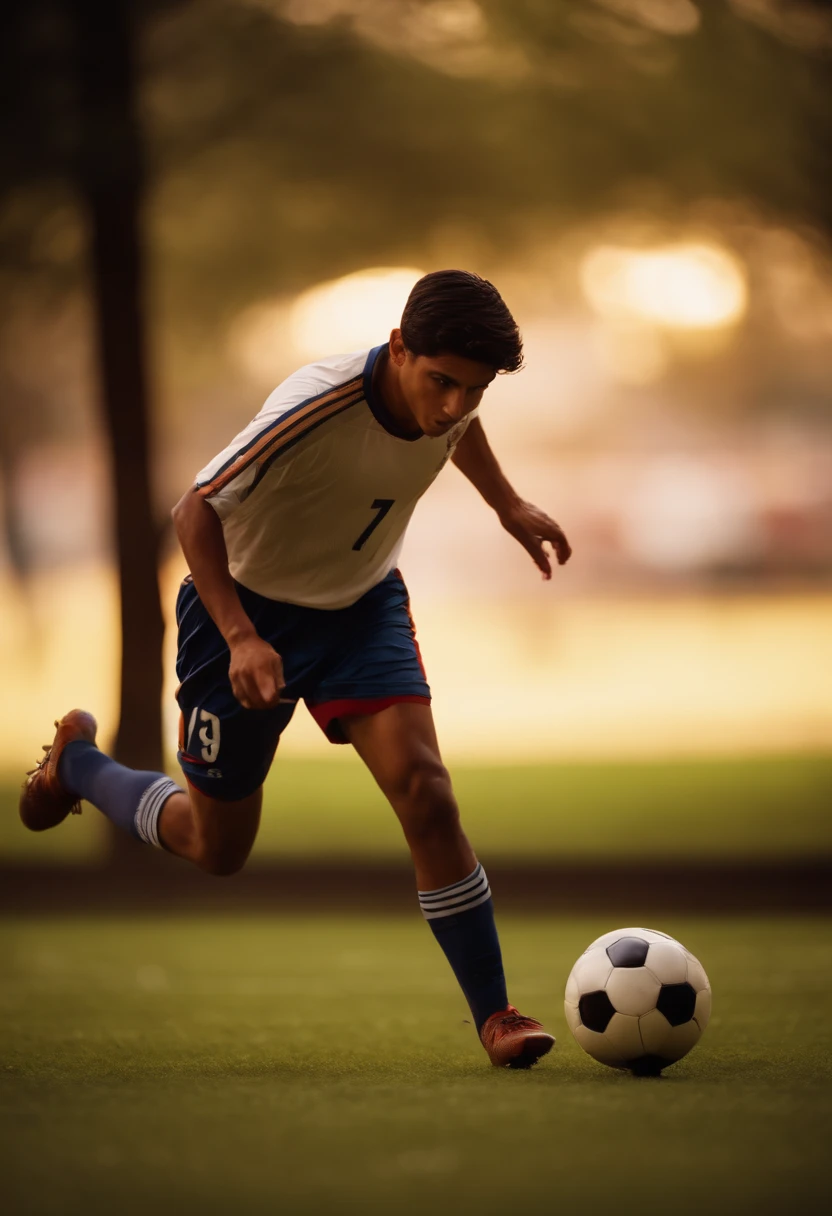 Magical Gonzalez playing soccer