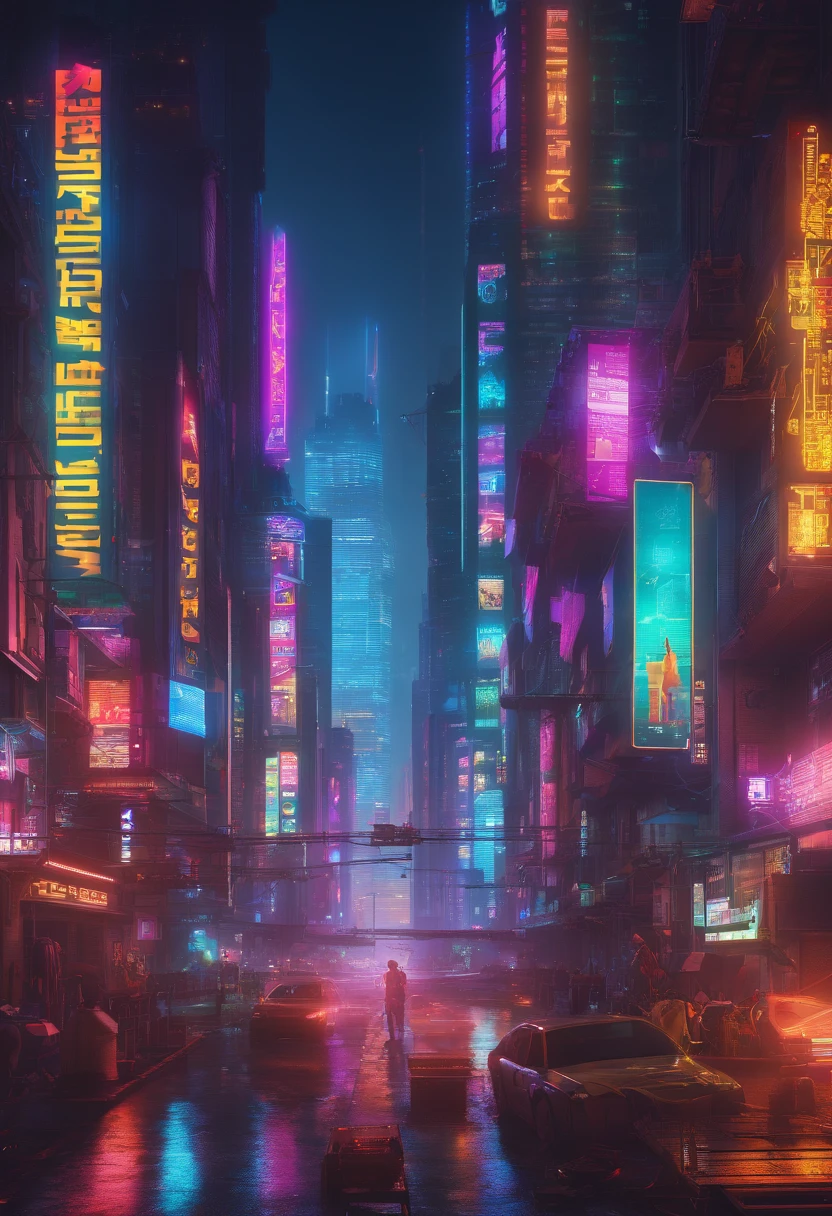 Rosto de um menino com cabelos loiros e grandes olhos azuis, Against the backdrop of tomorrow's world, Powered by Artificial Intelligence, em uma foto 8K muito realista