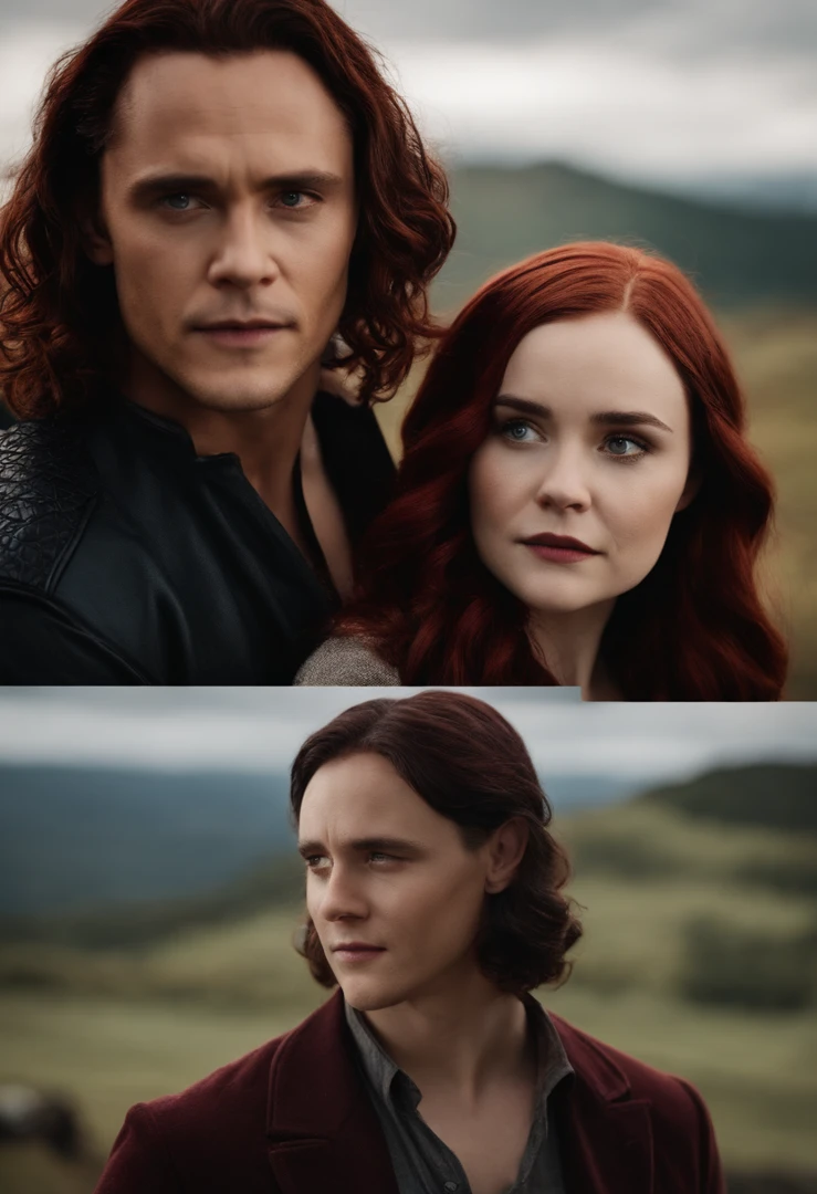 Madison Davenport/Amaru/Kate Fuller (with dark red hair dye) and Loki (His boyfriend)