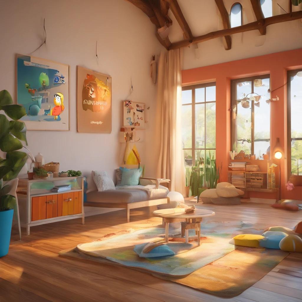 Crie um cartaz inspirado na Disney Pixar com jesus nos tempos atuais