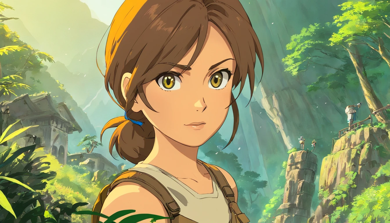 Lara Croft, com fogo em sua alma preparada para guerra!!