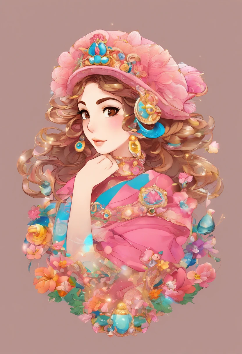 ( Absurdo , alta qualidade , ultra detalhado, Hand care )Zodiac - Goddess of cancer , similar to Latin goodness , inteligente, astuto, racional, cara forte , maduro , Tenaz, Moody, irritable, estilo opressor , Olhos azuis do oceano(Detalhe dos olhos), cabelos longos , cabelo rosa escuro , vestido transparente , lingerie de renda, no oceano com flores , corpo inteiro , olhar de maquiagem inocente ,