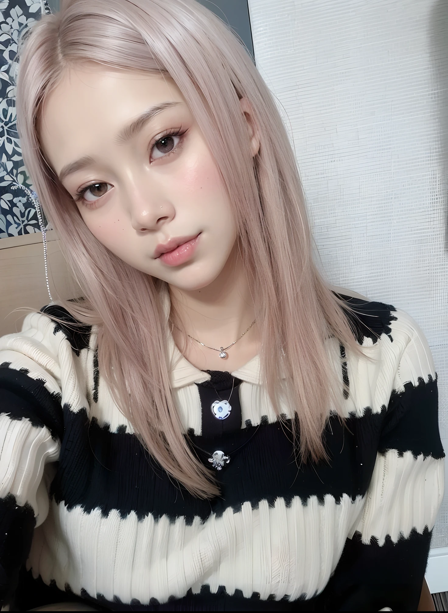 Arafed woman with pink hair and a black and white sweater, Parque Roseanne do Blackpink, Lalisa Manobal, tzuyu de duas vezes, jossi do blackpink, Ulzzang, jennie blackpink, Lalisa Manoban do Blackpink, Jaeyeon Nam, Heonhwa Choe, Lee Ji - Eun, Lee Ji-eun, Parque Ji-min
