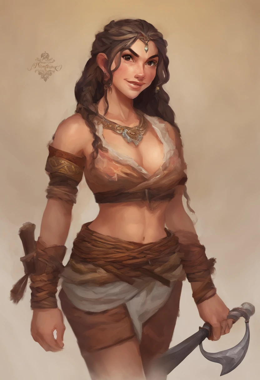 ultra detalhe, high resolution, ultra detalhado, best quality, Amazing, Qualidade Superior, 1Mulher, Posar, Dwarf, Female dwarf, fantasia, plaits, corpulento, tipo de corpo largo,  grandes,  enormes,  larger than the head, quadris largos, curto, Pilha curta, mountain dwarf, nua, janela do peito, cabelos pretos longos, braided hair, 5 feet tall, altura curta, , grosso, musculoso, , Peitos grandes, peitos grandes, peitos enormes, peitos maiores