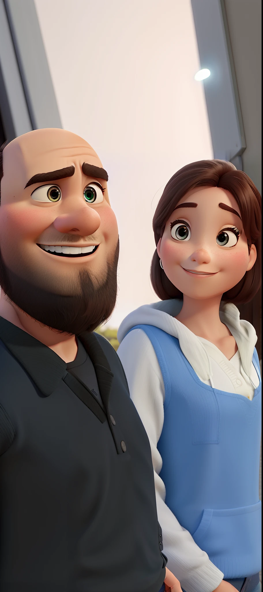 Estilo Pixar, alta qualidade