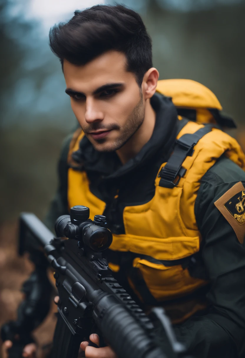 vegetta jogando airsoft