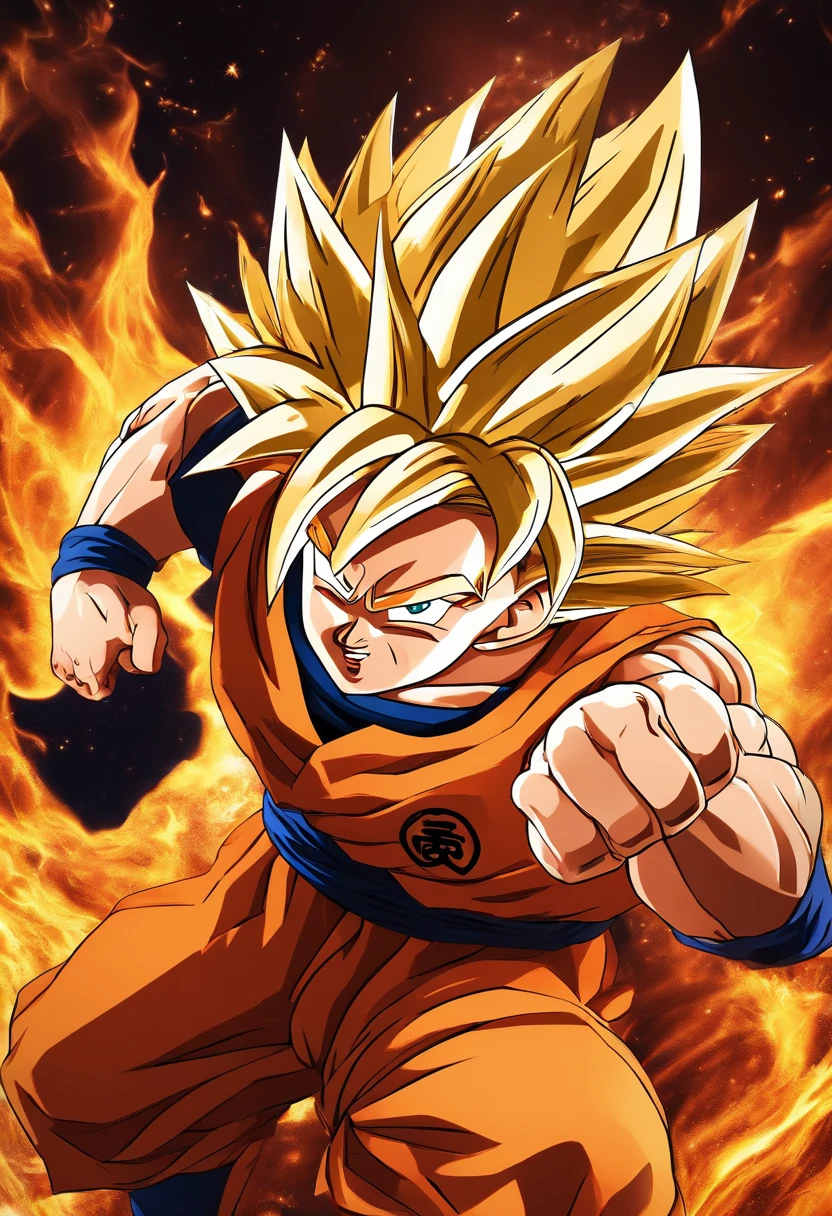 Goku super sayajin, ultra hd, high details, 8k, highres