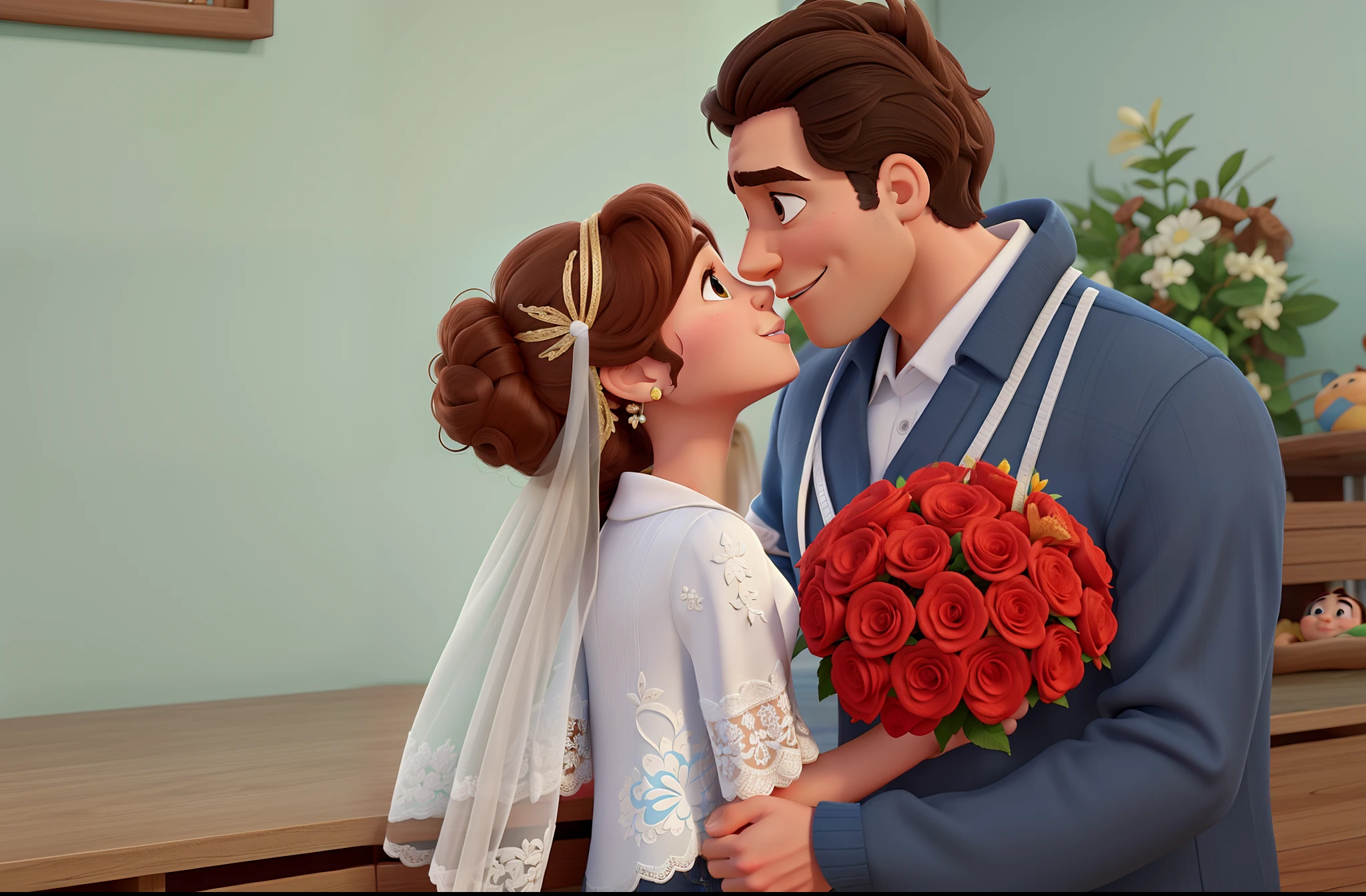 Casal no estilo Disney pixar, alta quantidade, melhor qualidade