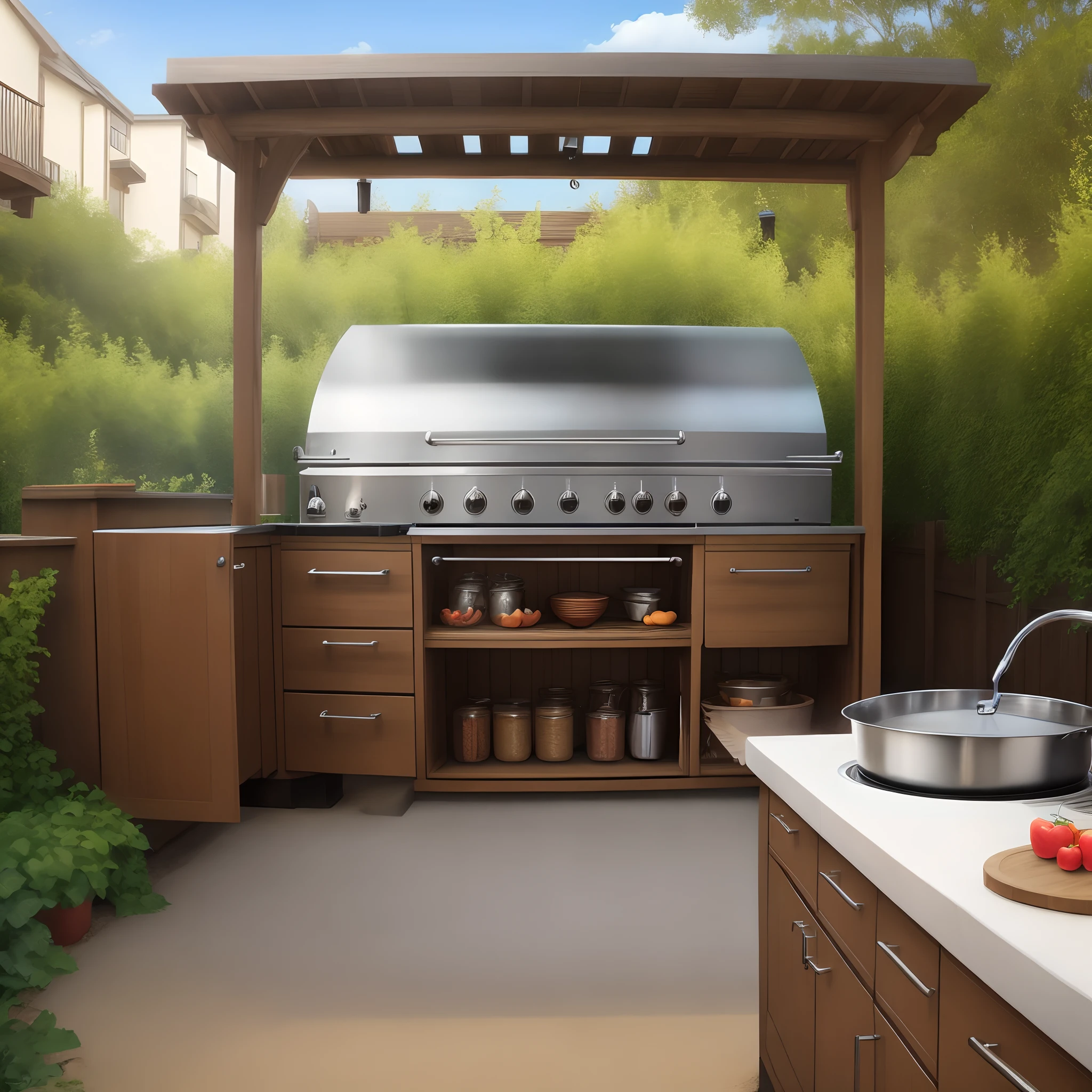 Outdoor kitchen