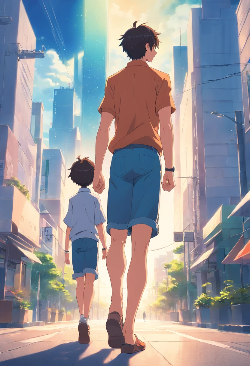 anime guy with big calves