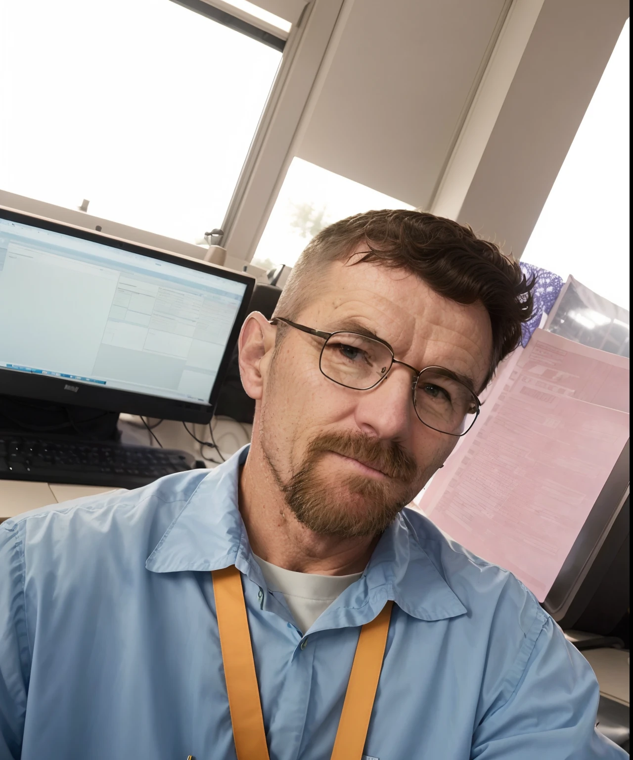 There's a man sitting at a desk with a computer and a cell phone, imagem do avatar, foto retrato, Mateus Stewart, Greg Rukowski, Foto de perfil, Brad, imagem profissional, taken in the early 2020s, Greg Rutwoski, Greg Rutkowki, Greg Rutkovsky, Paulo Carrick, Carregado, imagem de perfil, Bradley Wright