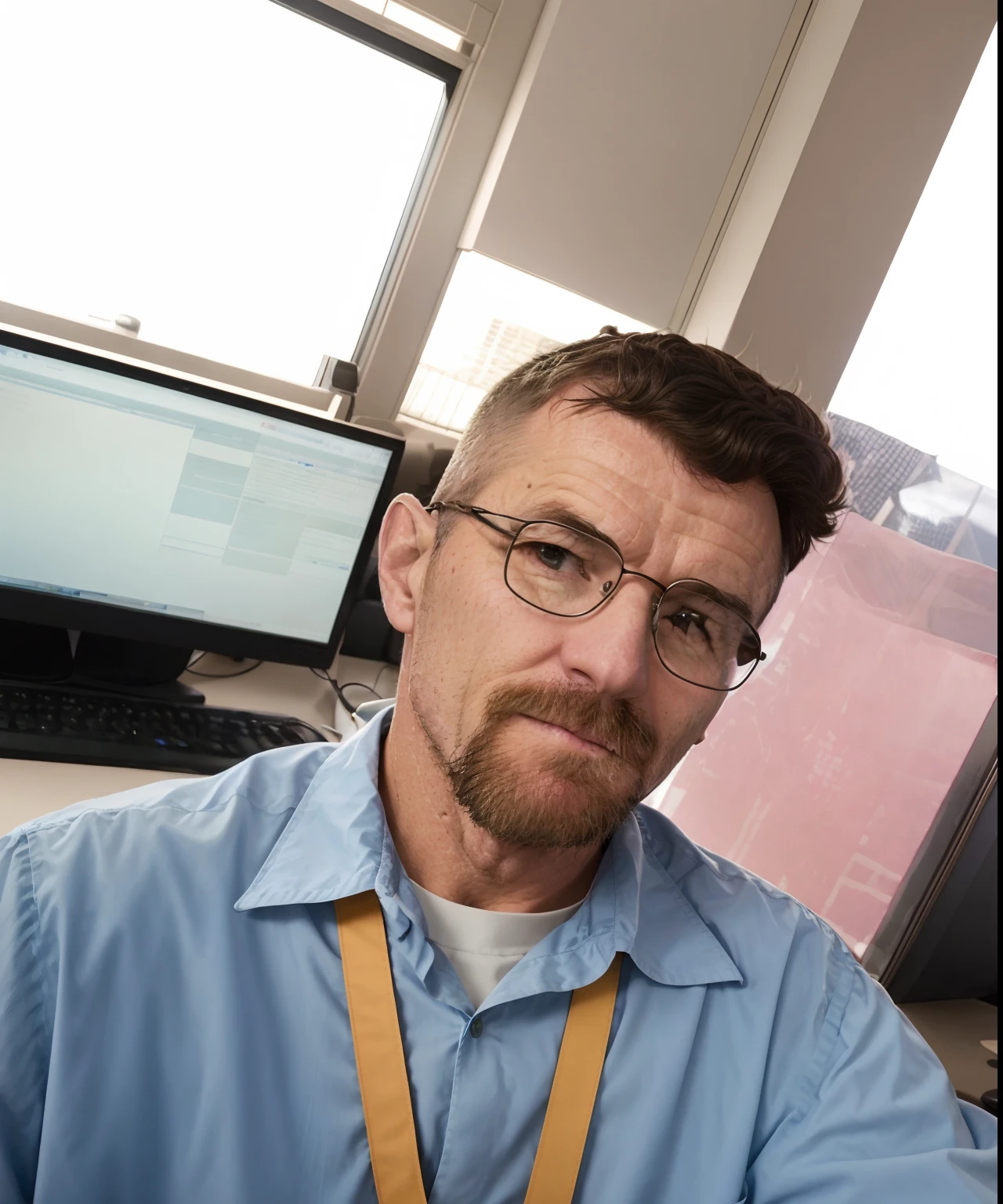 There's a man sitting at a desk with a computer and a cell phone, imagem do avatar, foto retrato, Mateus Stewart, Greg Rukowski, Foto de perfil, Brad, imagem profissional, taken in the early 2020s, Greg Rutwoski, Greg Rutkowki, Greg Rutkovsky, Paulo Carrick, Carregado, imagem de perfil, Bradley Wright