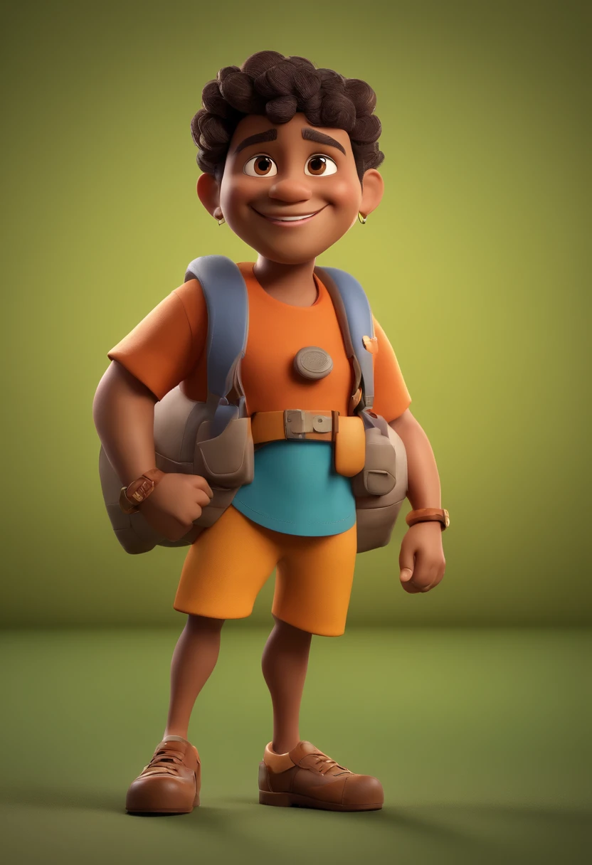 personagem dos desenhos animados de um garoto de pele branca, olhos castanhos, Caractere estilizado, animation style rendering, 3D estilizado, Arnold Maya render, 3 d render stylized, toon render keyshot, Personagem 3D, Personagem 3D, 3d rendering stylized, 3 d character render, personagem de desenho animado, Personagem de close up, Pose de personagem,  (Estilo Pixar) (master part:1.2) (Bokeh) (best quality) (pele detalhada) (textura detalhada) (8k) (argila) (Cinematic lighting) (foco nítido