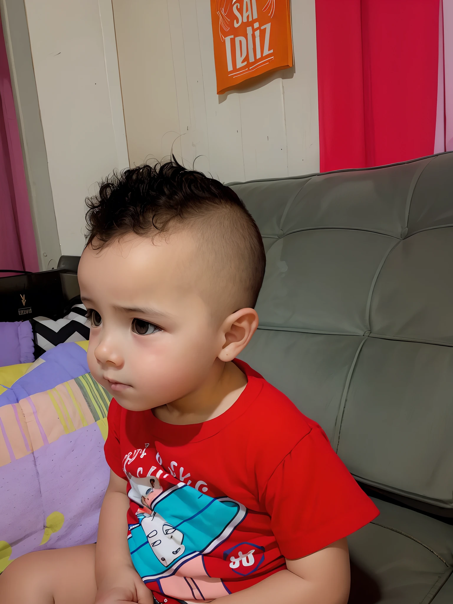 A of 1 year 3 months, me is Misael, a boy