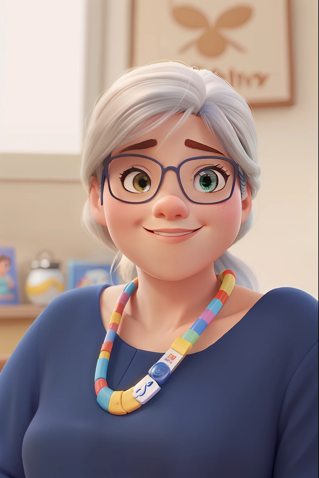 Um mulher estilo disney pixar, alta qualidade, melhor qualidade
