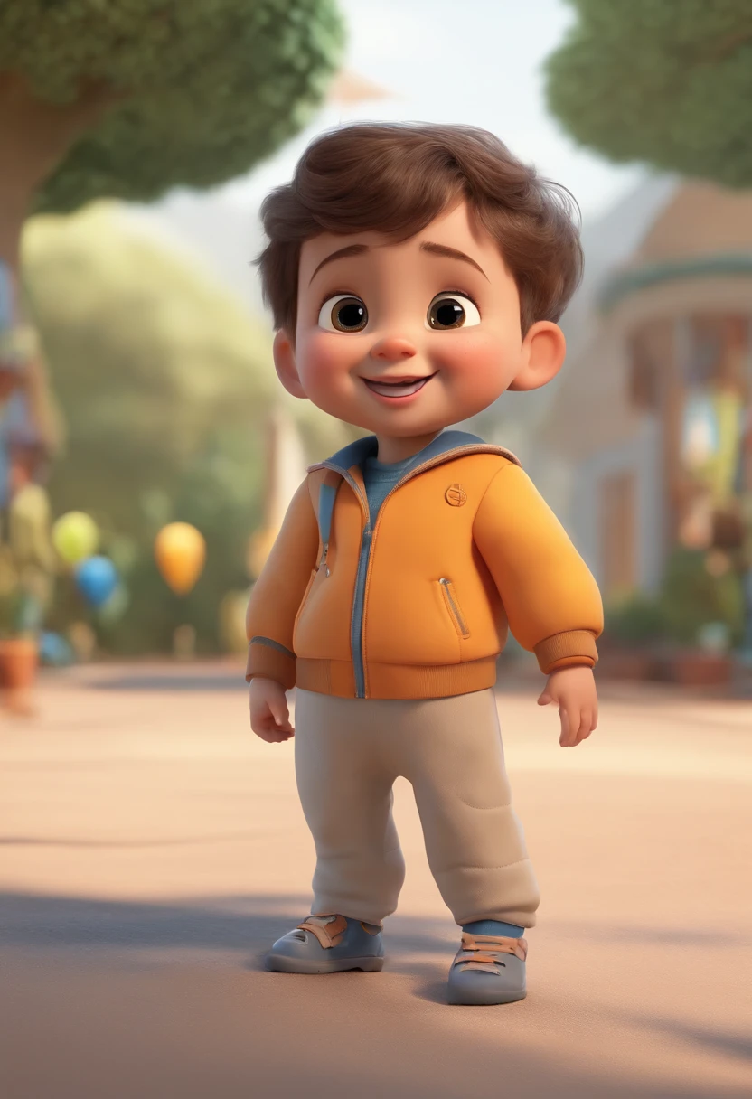 a happy cute standing short hair, vestindo uma fantasia espacial, , fundo branco, barnet, toon, estilo pixar, 3d, desenhos animados, rosto detalhado, asymmetrical 16khttps://seaart.ai/explore/detail/cl05enp4msbc545s7ef0