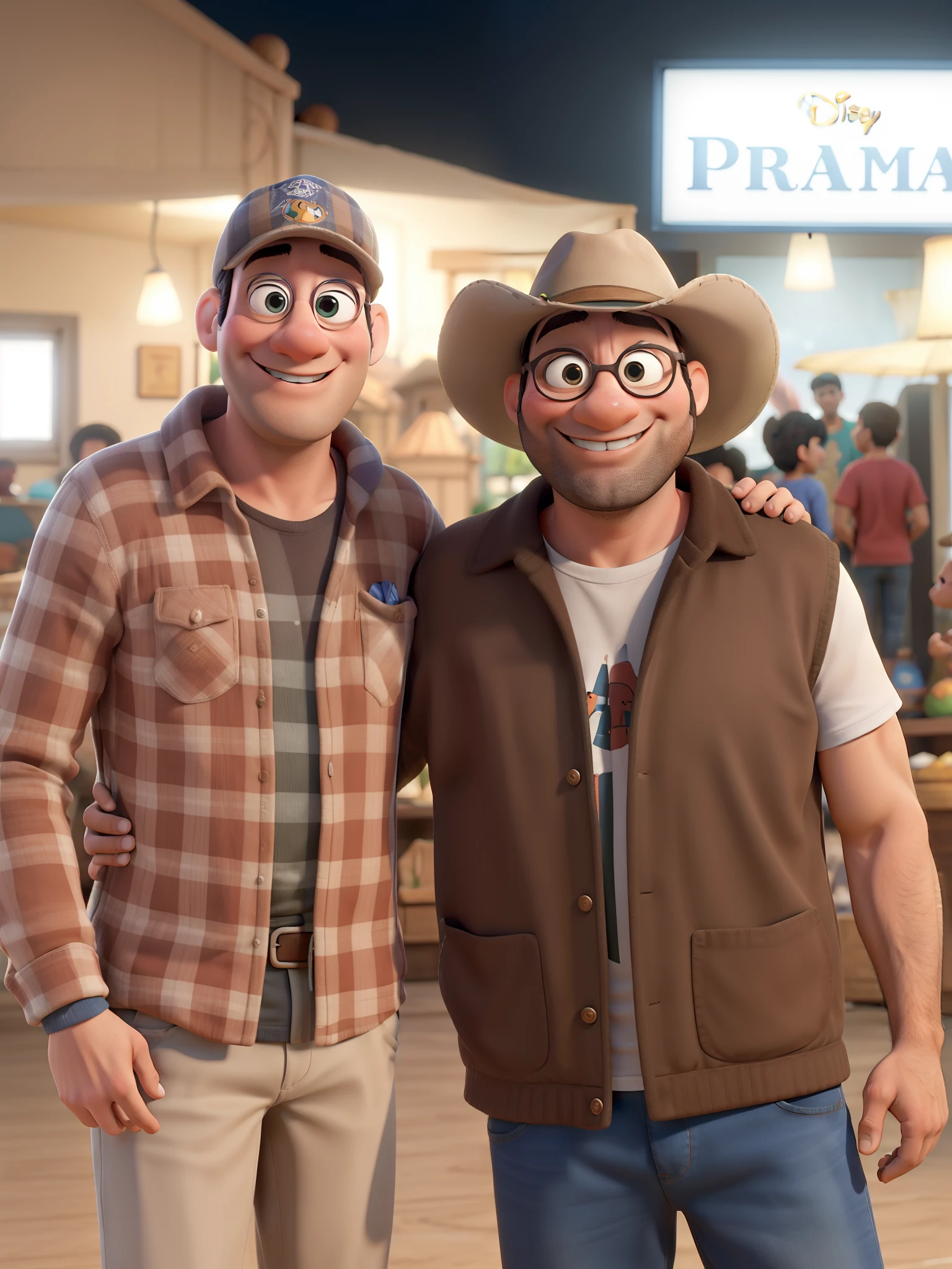 Obra-prima, de melhor qualidade, estilo pixar Disney. without glasses