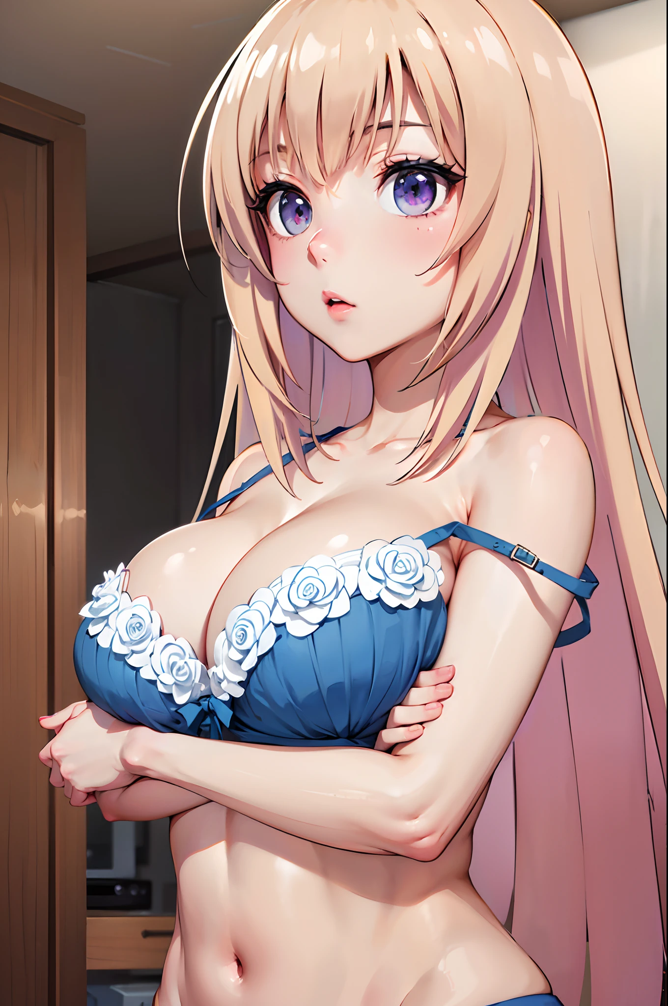 ((Best Quality, 8K, Masterpiece: 1.3)), Focus Clear: 1.2, Top quality, high image quality, masterpiece, photo realistic, (((huge breast, focus breast, nice body)))