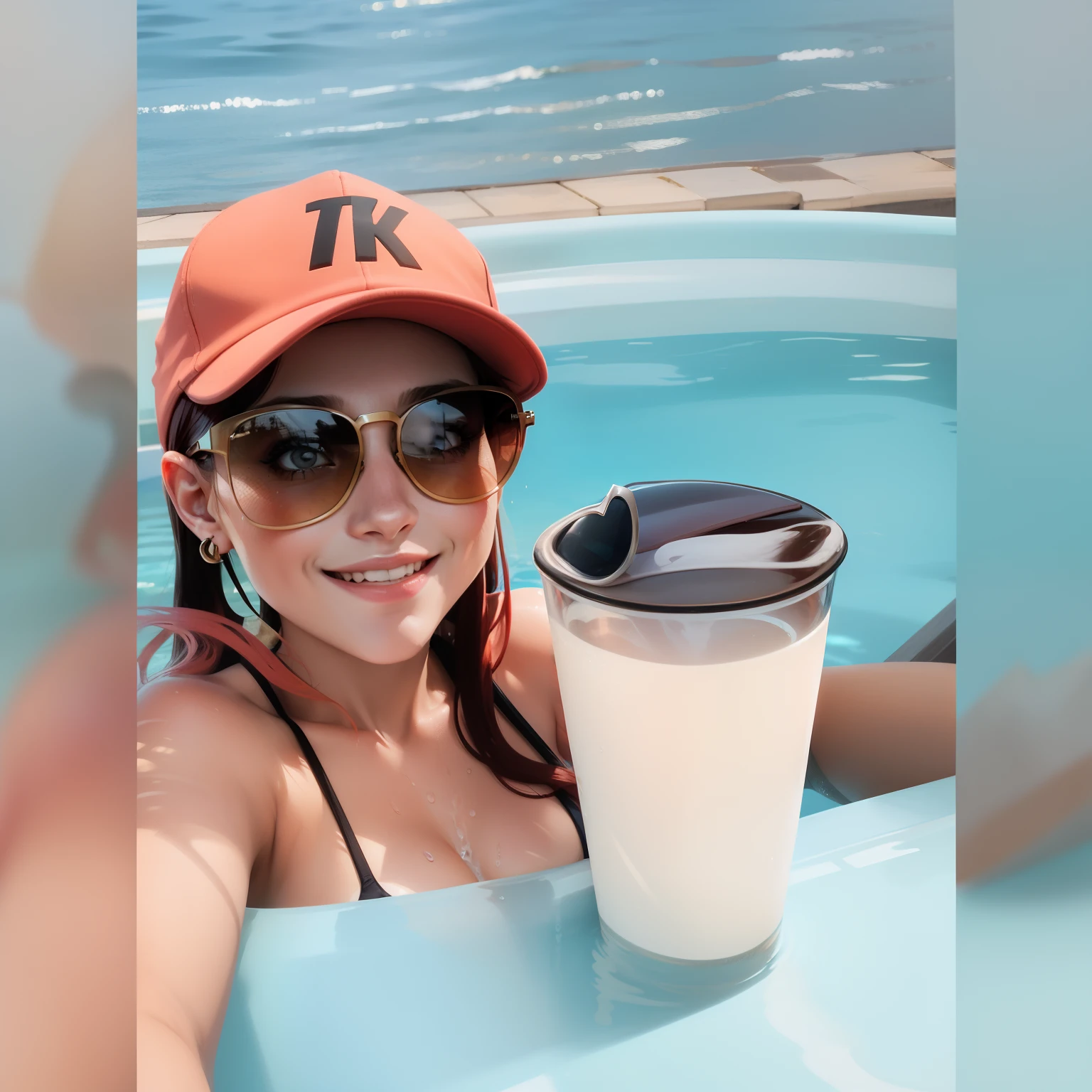 A girl porn drink milk river