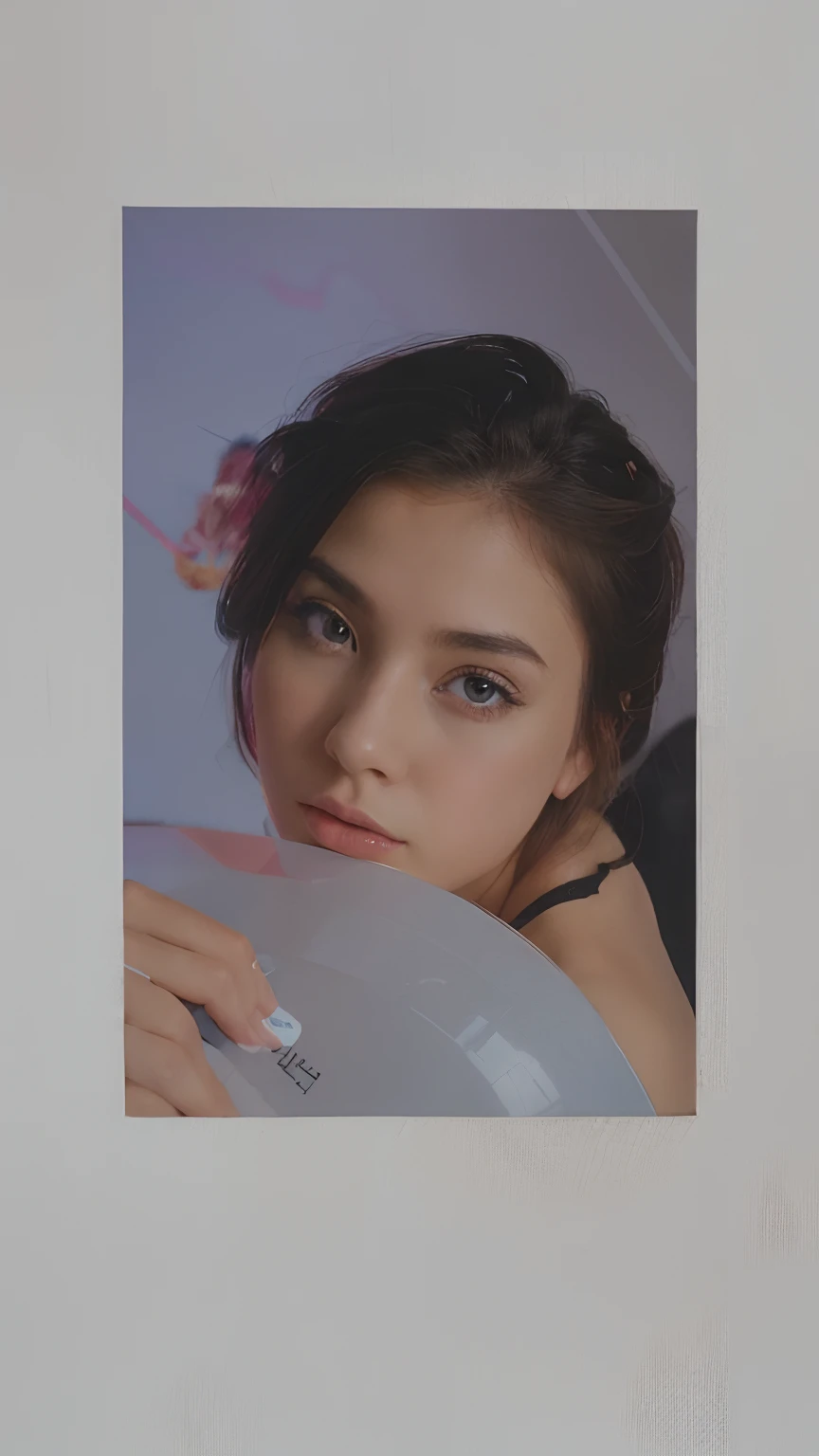 (best quality,4k,highres),y2k,alternative fashion,1girl,Yab,illustration,poster,idol,squat,fisheye lens