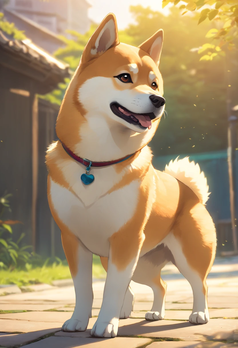 "Creating a Shiba Inu with chic ultra-high-definition images, Classic dog pose. Use of advanced macro photography techniques、Highlights the intricate details of the dog's coat, standing ears, And the expressive eyes and tongue are partially out. Place the camera at the dog's eye level, Creates an intimate connection between the viewer and the dog's subject. Implemente uma abertura ampla para uma profundidade de campo rasa, Gently makes the dog stand out clearly against a blurred background. Improve lighting、Emphasizes the texture and contours of the dog's body, Uso do Software, Remover sombras grosseiras、, atmosfera acolhedora. Pick up a dog in a relaxed position, Mas equilibrado, Show flexibility and elegance. Tente capturar o momento com movimento natural, alongamento, Grooming, etc., to convey a sense of authenticity. Implement post-processing techniques to improve image clarity, Contrasty, and color balance, Proteja todos os aspectos, from the dog's intricate patterns to its intense gaze, Renderizado em detalhes impressionantes. finalmente, Conveys the soft beauty and innate elegance of Japan Shiba Inu, Capture fleeting moments celebrating the unique essence of a dog's curiosity and poise."