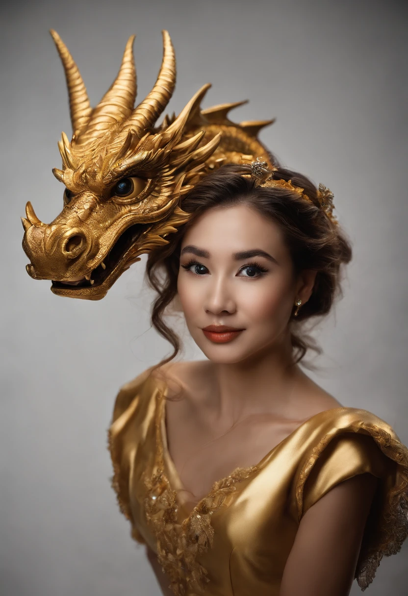Magazine poster,(((Cartoon Character 1.3))),(((Super cute golden dragon))),Naughty expression,HD Real,Golden scales,Hey hey eyes,Flying figure,HD picture,Sony SLR lens,Shoot at medium distance,Soft lighting,