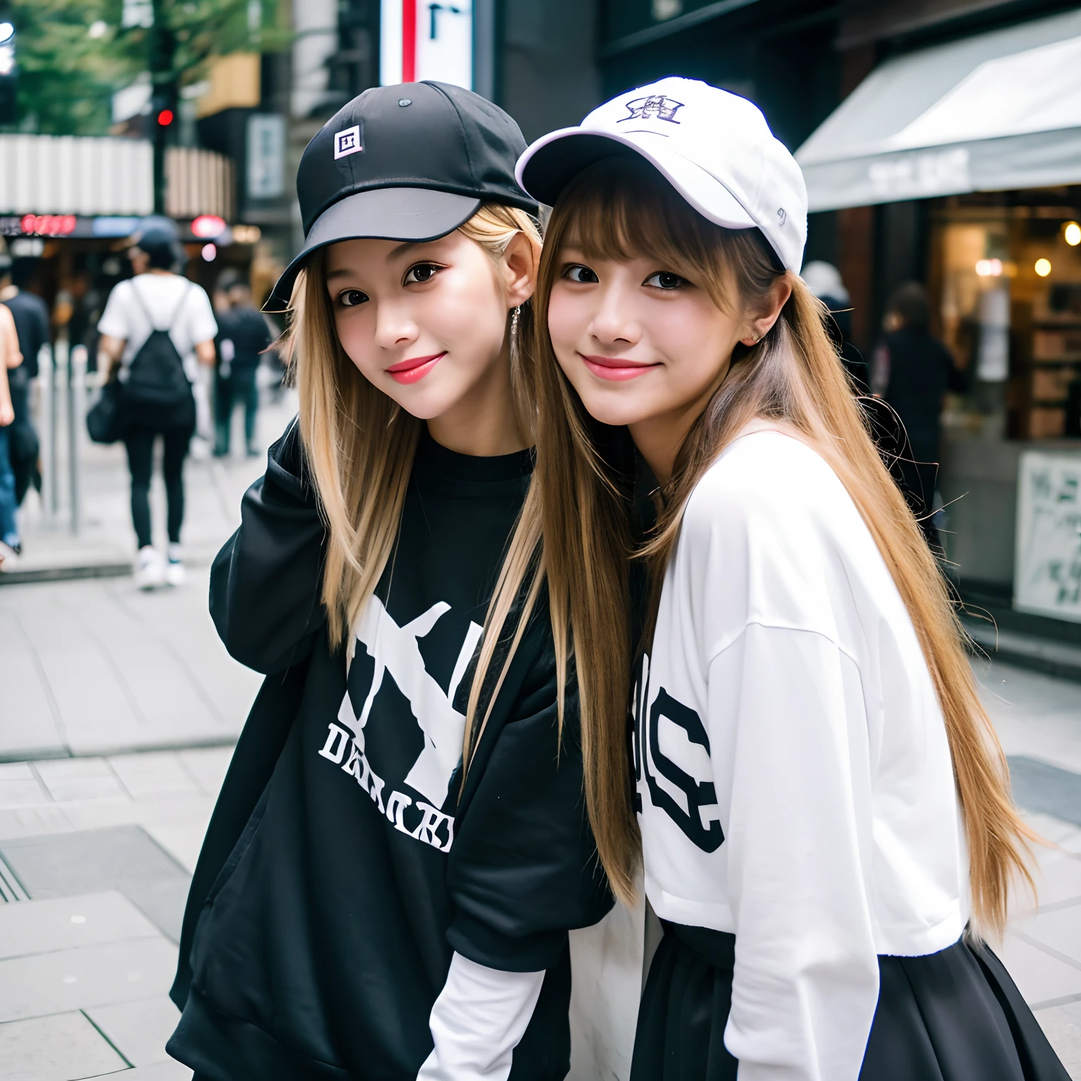 gals、High Brand、street、parka、skater、Blonde long hair、cute little、Gisele、japanese street fashion、gal make、Gyalpi、New Era、caps、59fifty、Shibuya、natta、deep in the night、Decided Pose、top-quality、high-level image quality、