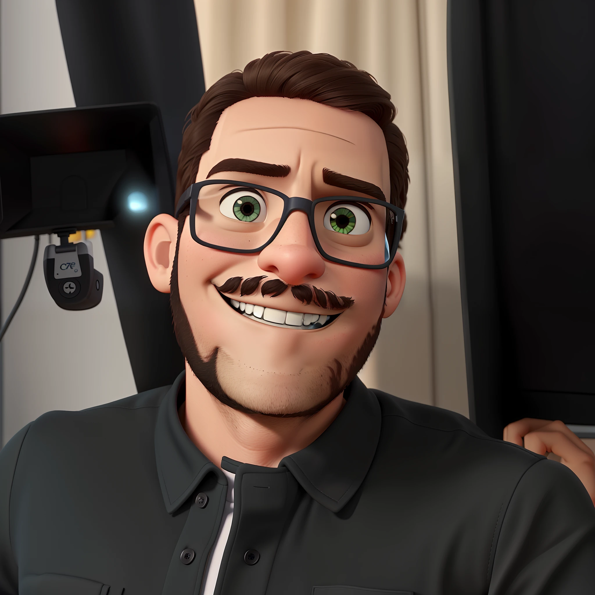 Jovem , igual aos filmes Disney Pixar