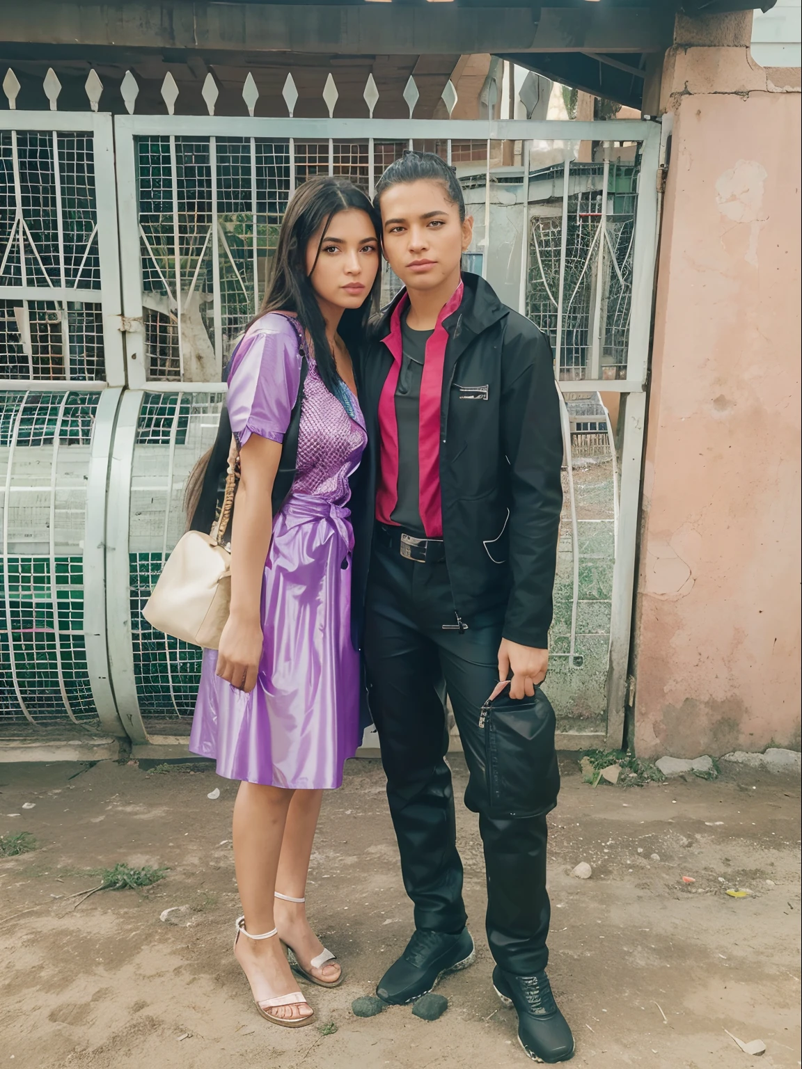(master part, best quality, 8k, foco nítido, profundidade de campo, Melhores Sombras, luzes perfeitas, HDR, textura de pele realista, fundo hiper detalhado), estilo anime, Long Angle Shooting, ((tema cyberpunk)), sozinho, 1 mulher, she's a mercenary, (olhos verdes, pele branca, cabelo preto com rabo de cavalo, Gargantilha, seios pequenos, esguio, maquiagem, delineador, lustro), She's doing a job in a futuristic Korean city, holding a Tech-katana with a strong grip, Noite, heaven, lua minguante, wearing a tech jacket and leather pants.