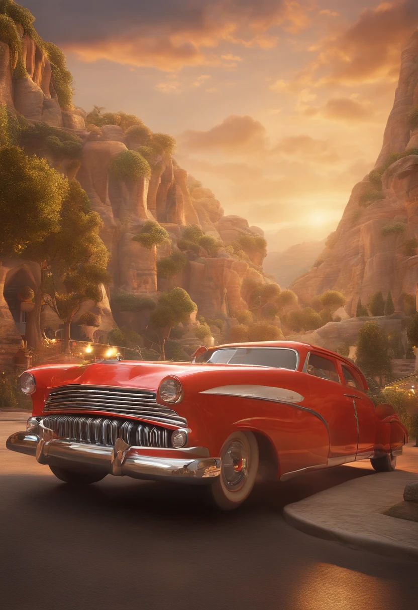 "(best quality,ultra-detalhado,Realistic:1.37),3D rendering,illustration,design de personagens,cabelos longos e cacheados escuros,belos olhos detalhados,Estilo Pixar,morena mulher,Dancing on the Disney stage,atmosfera animada,vivid colors,luzes de palco,expression joyful"